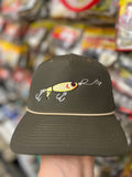 “PLOPPER” Loden/Tan Rope 5 Panel