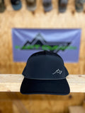 "Date Night" Black/ Black+Silver Rope 5 Panel